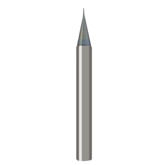638 MSE2 (Flat End Mill, For High Hardness Material),2 Flutes-Micro Decimal Diameter